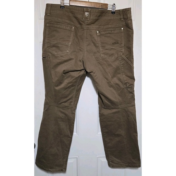 Kuhl Pants Mens 40x30 Rebel Vintage Patina Dye Outdoors Workwear Brown - Picture 2 of 5